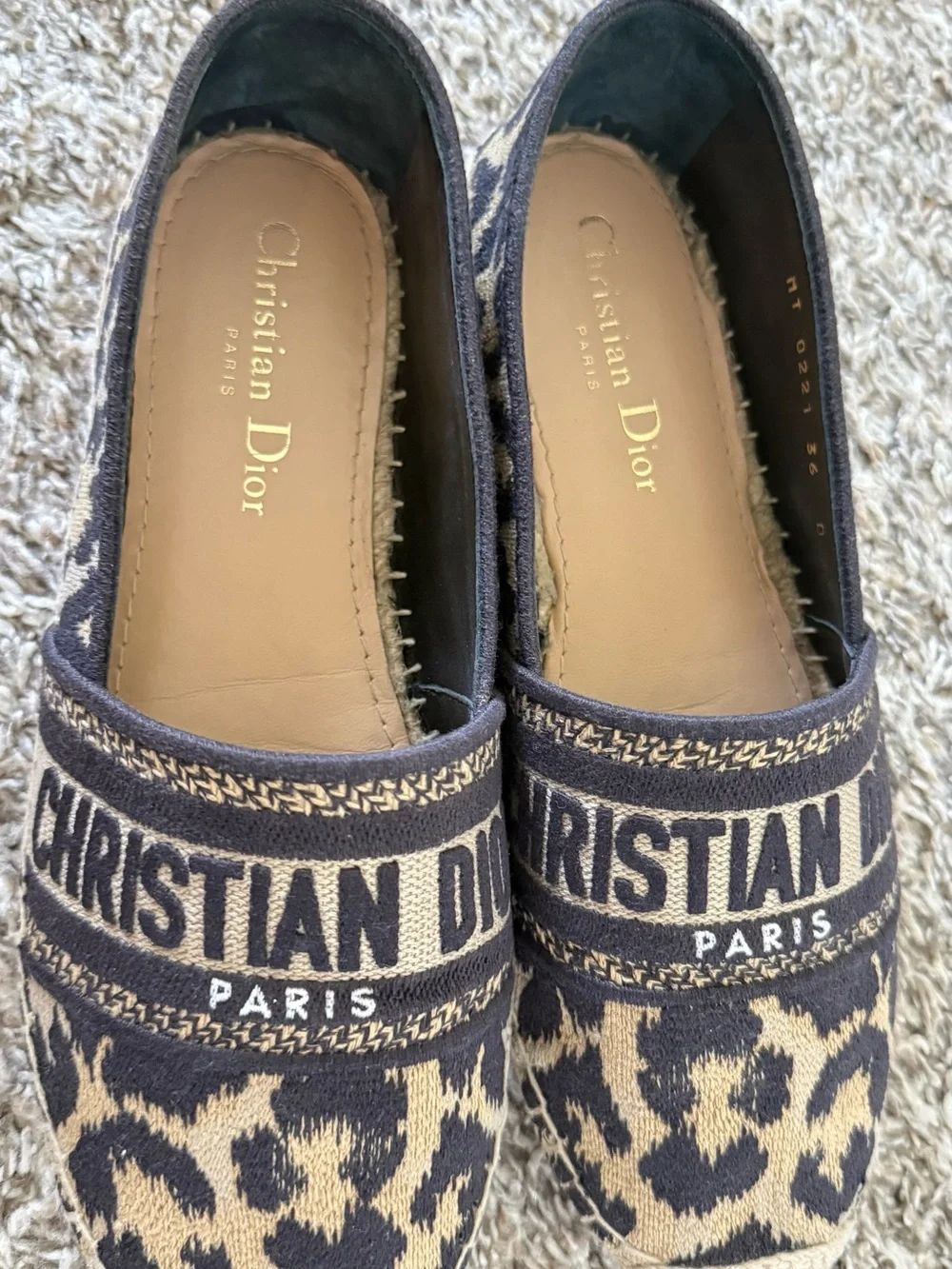 Dior espadrilles bold